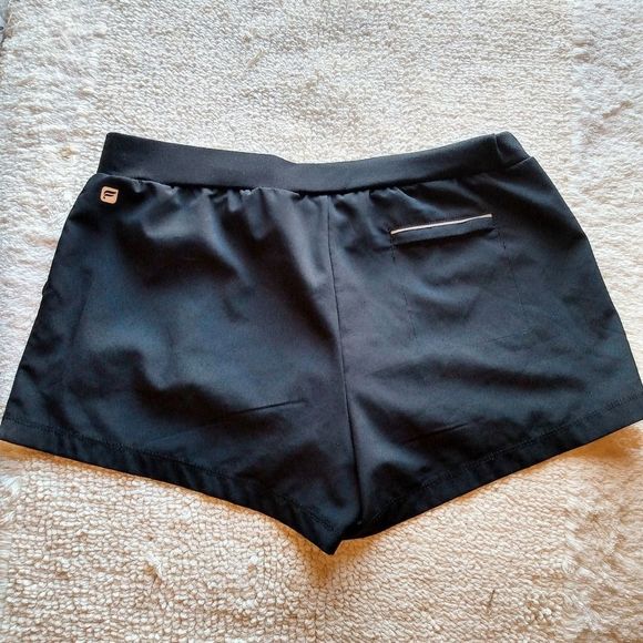 Fabletics Womens Layered Skirt Shorts Black Size XS - Picture 5 of 5
